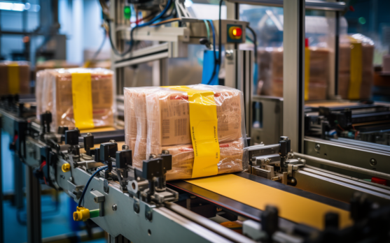 A packaging production line adapting to new sustainable packaging laws