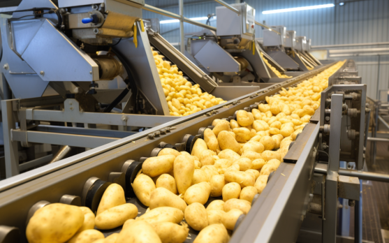 Energy efficient machinery in potato processing