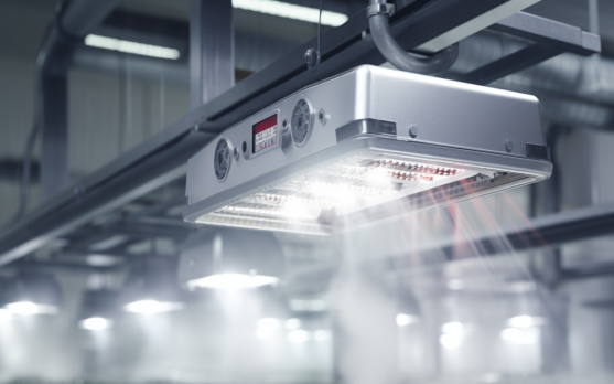 Humidity sensor in a food processing plant