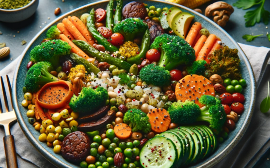 Nutritionally enhanced plant based frozen meal