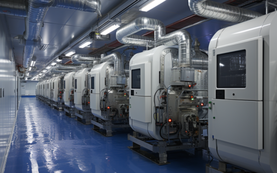 A snapshot of a modern frozen food storage facility employing thermoelectric cooling solutions