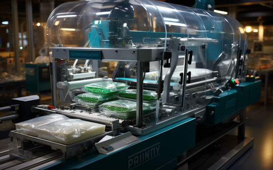 Bioplastic production line for frozen food packaging