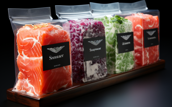 Innovative frozen food packaging on display