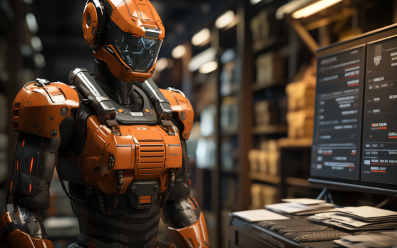 a software interface showcasing RPA in action for order fulfillment