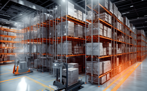 A warehouse enhanced with digital twin technology for layout optimization