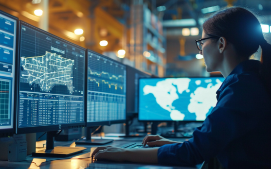 Cloud based control center for cold chain logistics management