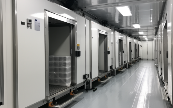 Cold storage system using phase change materials for multi temperature management