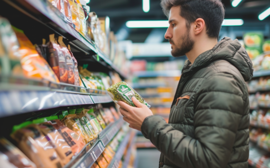 Consumer choosing plant based meat alternatives