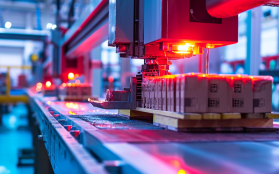 Eco friendly packaging automation in a frozen food production line