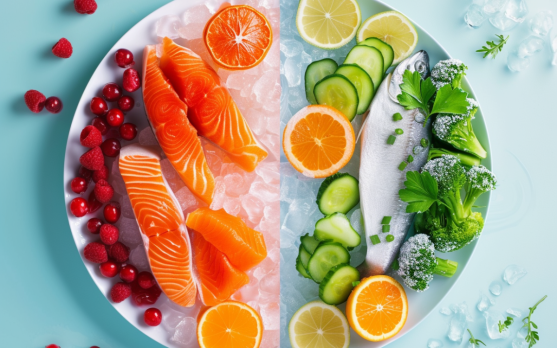 Fresh vs. frozen dishes from various cuisines