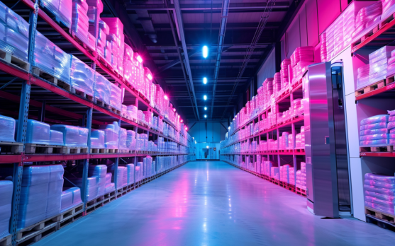 Temperature mapping in a cold storage facility