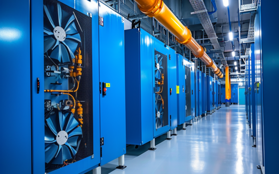 Thermal energy storage system in a modern cold storage facility
