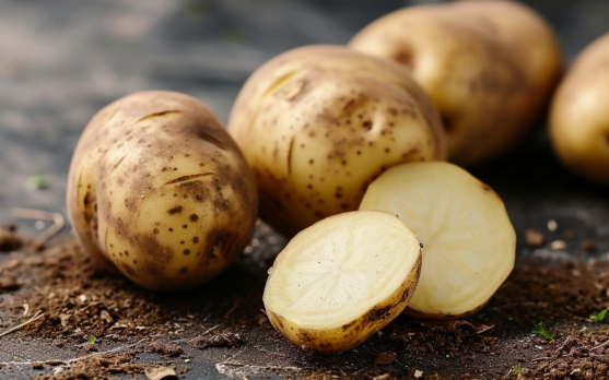 Unprocessed potato products