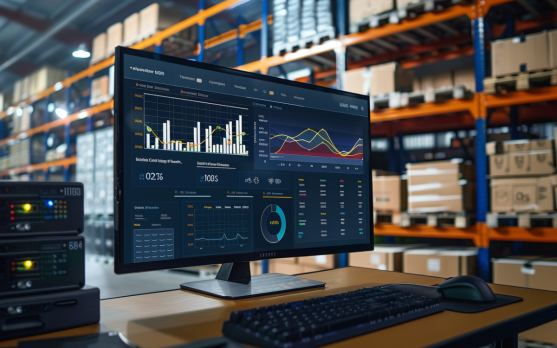IoT dashboard displaying real time cold chain logistics data