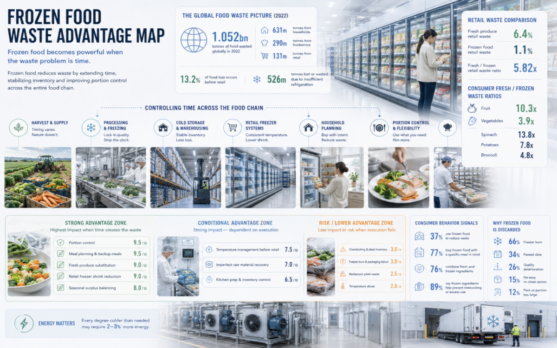 Frozen Food Waste Advantage Map