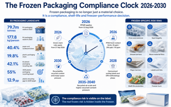 Frozen packaging compliance landscape 2026 2030