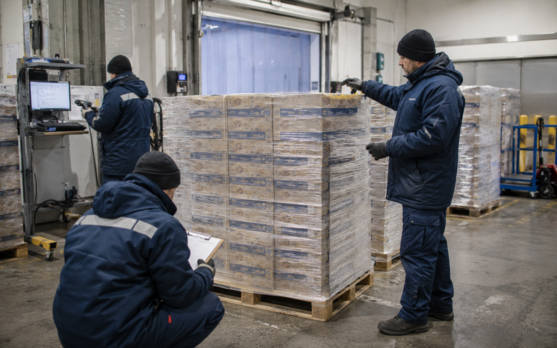 Warehouse packing and dispatch operation